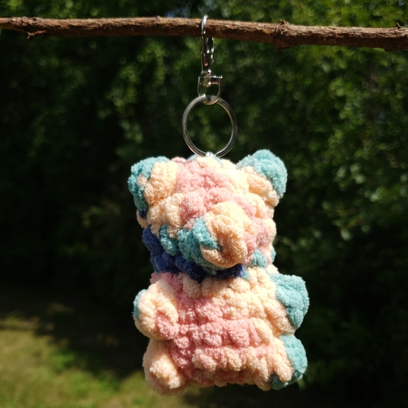 Gummy Bear Teddy Bear Key Ring Backpack Accessory - Picture 12 of 14